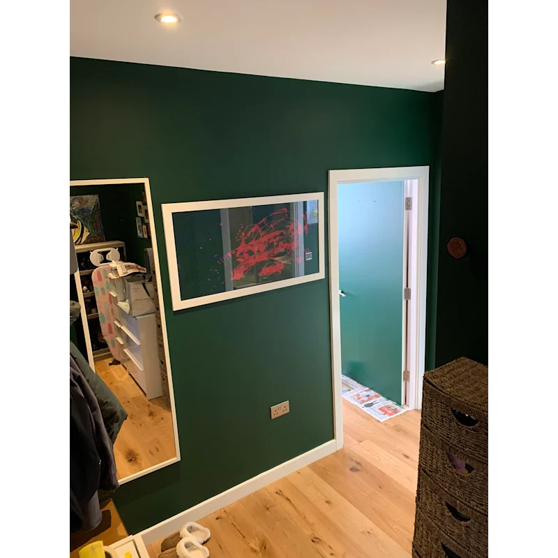 Green bedroom