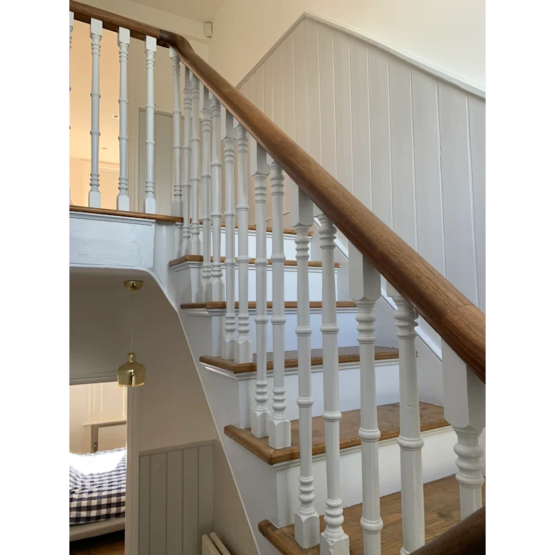 London staircase, freshly decorated